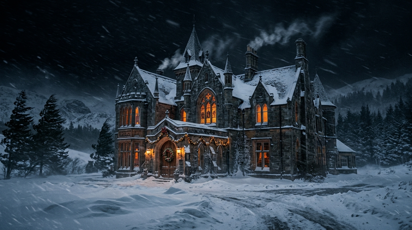 Beaumont Manor Exterior in Blizzard